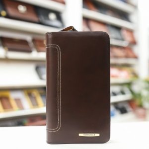 Ví cầm tay nam da thật